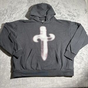 21 Savage It's All A Blur Tour 2023 Drake RARE Knife Dagger Hoodie sz. 2XL